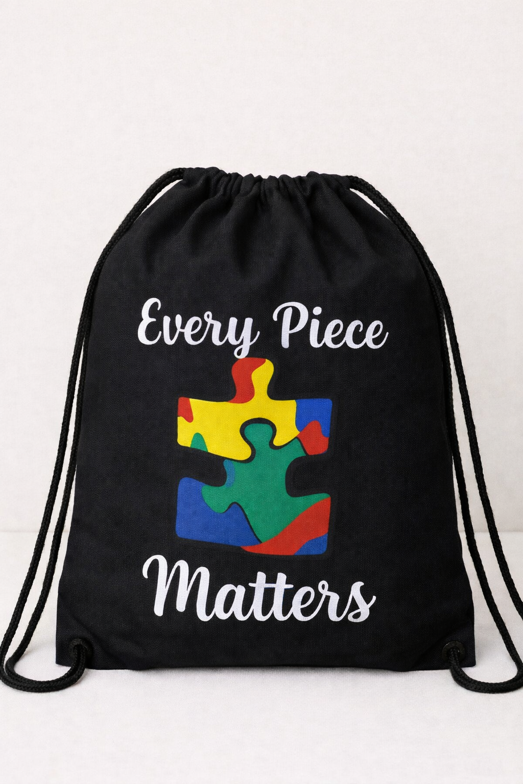 Every Piece Matters Drawstring Backpacks