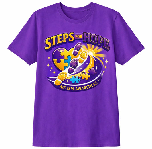Steps For Hope Autism Awareness T-Shirt