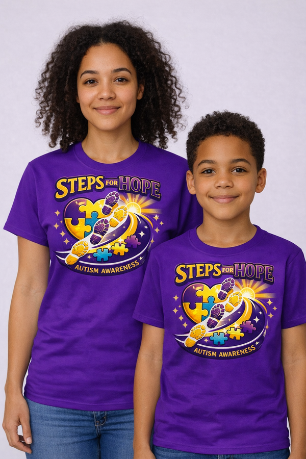 Steps For Hope Autism Awareness T-Shirt