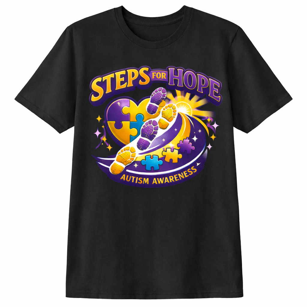 Steps For Hope Autism Awareness T-Shirt