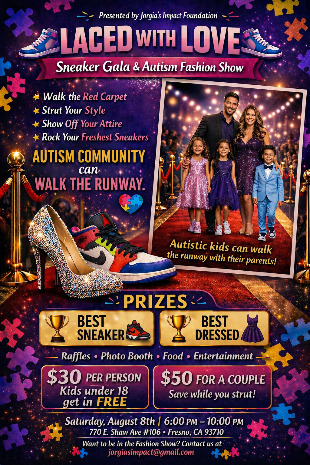 Love With Lace Sneaker Gala And Autism Fashion Show